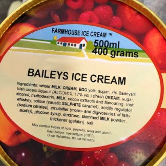 Baileys Ice Cream Lid