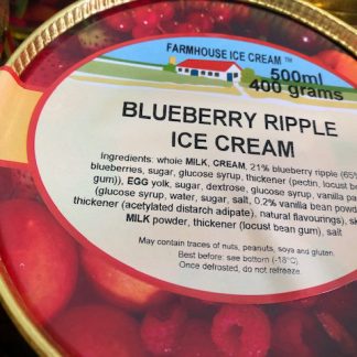 Blueberry Ripple Ice Cream Lid